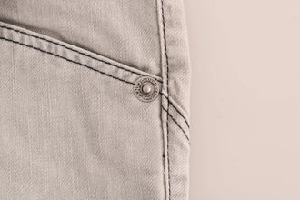 Gray Wash Cotton Slim Jeans Costume National