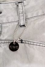 Gray Wash Cotton Slim Jeans Costume National