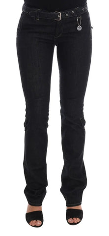 Blue Cotton Stretch Slim Fit Jeans Costume National