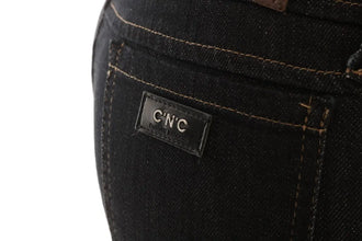 Blue Cotton Stretch Slim Fit Jeans Costume National