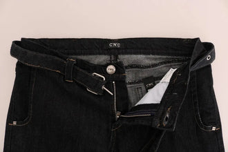 Blue Cotton Stretch Slim Fit Jeans Costume National