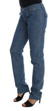 Blue Wash Cotton Slim Denim Jeans Costume National