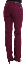Red Wash Cotton Stretch Denim Jeans Costume National