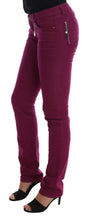 Purple Cotton Stretch Slim Denim Jeans Costume National