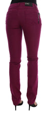 Purple Cotton Stretch Slim Denim Jeans Costume National