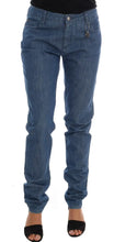 Blue Wash Cotton Boyfriend Fit Jeans Costume National