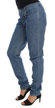 Blue Wash Cotton Boyfriend Fit Jeans Costume National