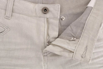 White Cotton Stretch Slim Jeans Costume National