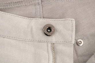 White Cotton Stretch Slim Jeans Costume National
