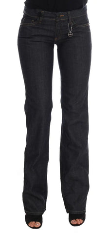 Dark Blue Cotton Classic Fit Jeans Costume National