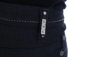 Blue Cotton Stretch Slim Fit Jeans Costume National