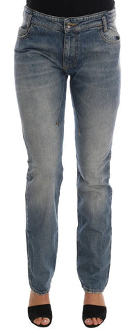 Blue Cotton Stretch Denim Jeans Costume National