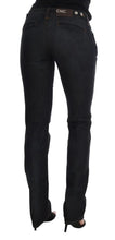 Dark Blue Cotton Slim Fit Jeans Costume National