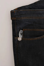 Dark Blue Cotton Slim Fit Jeans Costume National