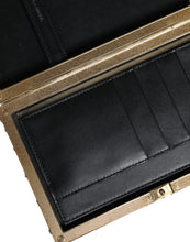 Dolce & Gabbana Silver Sequined Clutch Evening Crossbody Bag