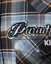 Dolce & Gabbana Multicolor Checkered Paradiso Patch Slim Fit Shirt