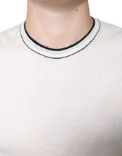 Dolce & Gabbana Off White Cashmere Short Sleeves T-shirt