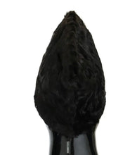 Black Xiangao Lamb Fur Beanie Dolce & Gabbana