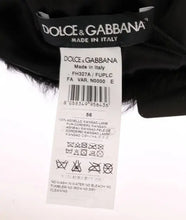 Black Xiangao Lamb Fur Beanie Dolce & Gabbana