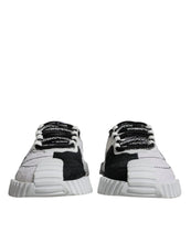 Dolce & Gabbana White Black Low Top NS1 Sneakers Shoes