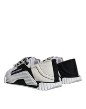 Dolce & Gabbana White Black Low Top NS1 Sneakers Shoes