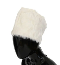 White Xiangao Lamb Fur Beanie Dolce & Gabbana