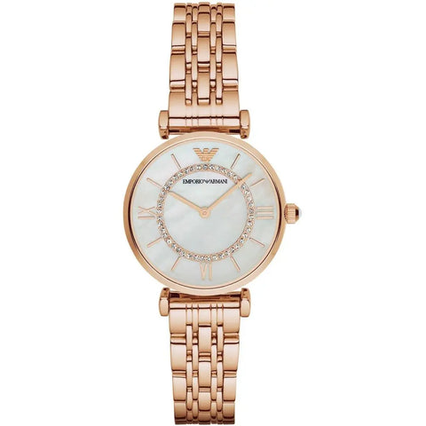 Rose Gold Stainless Steel Watch Armani
