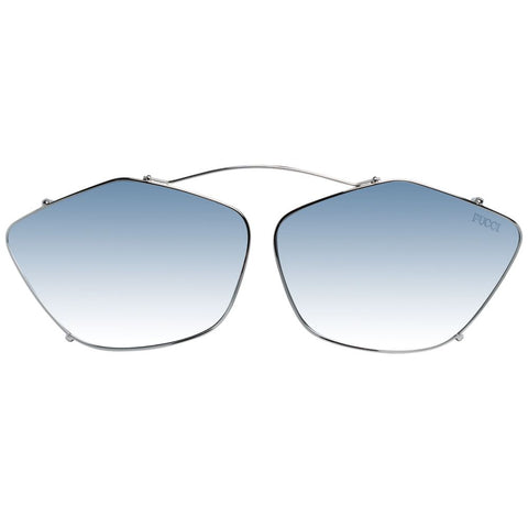 Silver Women Glasses Frame Emilio Pucci