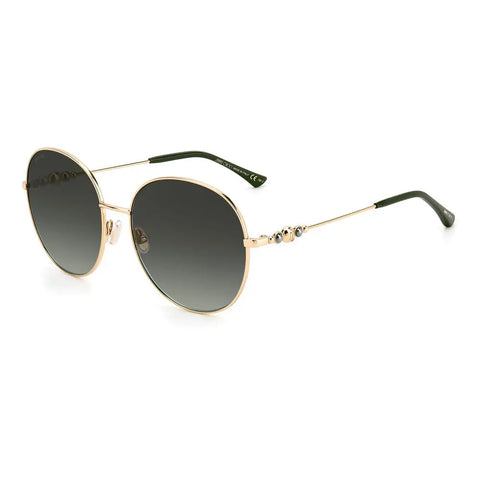 Green Stainless Steel Sunglasses Jimmy Choo