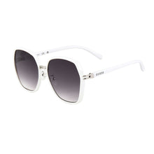 White Metal Sunglasses Guess