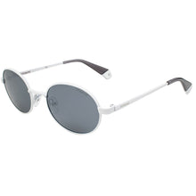 White Metal Sunglasses Polaroid