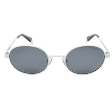 White Metal Sunglasses Polaroid