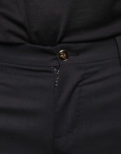 Dolce & Gabbana Black Wool Skinny Men Dress Pants