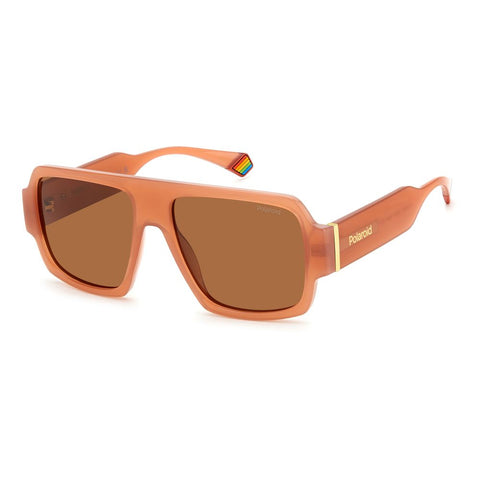 Polaroid Pink Resin Sunglasses