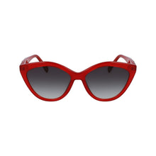 Longchamp Red Acetate Sunglasses