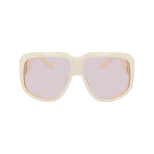 Longchamp White Acetate Sunglasses