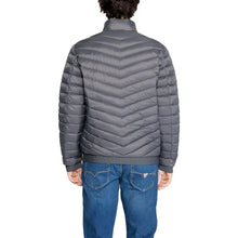 Gray Polyester Jackets & Coat Armani Exchange