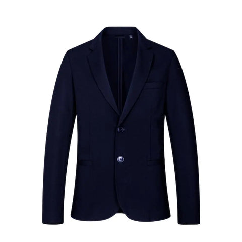 Blue Viscose Blazer Armani Exchange