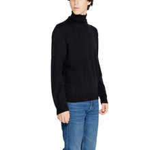 Black Cotton Turtleneck Armani Exchange