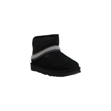 UGG Black Suede Leather Ankle