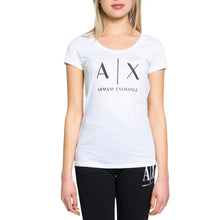 White Cotton T-Shirt Armani Exchange