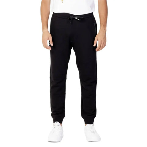 Black Cotton Joggers Workout Pant Armani Exchange
