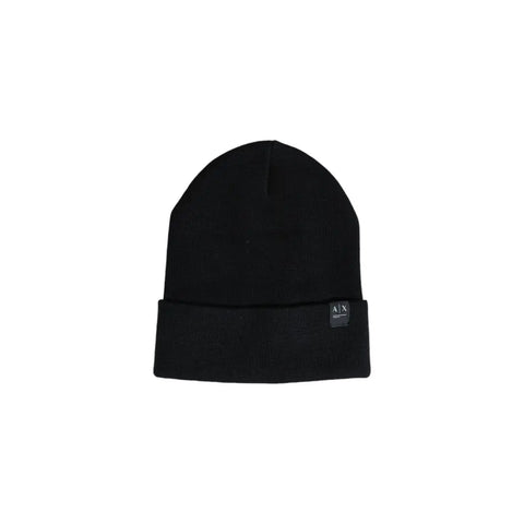 Black Polyester Caps Baseball Hat Armani Exchange