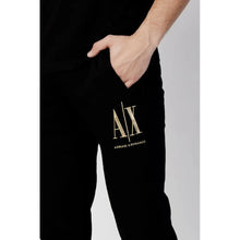 Black Cotton Joggers Workout Pant Armani Exchange