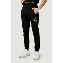 Black Cotton Joggers Workout Pant Armani Exchange
