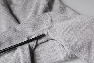 Dolce & Gabbana Light Gray Wool Crew Neck Pullover Sweater