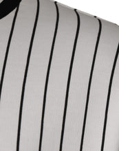 Dolce & Gabbana Black White Stripes Logo Sweatshirt Sweater