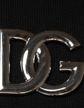 Dolce & Gabbana Black Logo Stud Pullover Sweatshirt Sweater