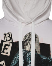Dolce & Gabbana White Caesar Cotton Hooded Pullover Sweater