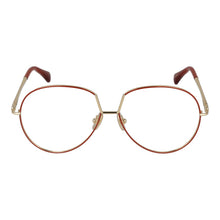 Orange Women Glasses Frame Max Mara